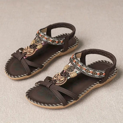 Fashionable Glitter Butterfly Flip Flop Sandals