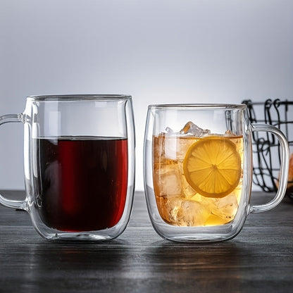 Insulated Double Wall Glass Coffee Mug