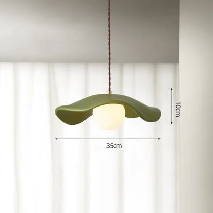 Elegant Natural Leaf Pendant Light