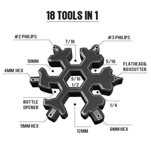 Portable 18-in-1 Pocket Multi Tool