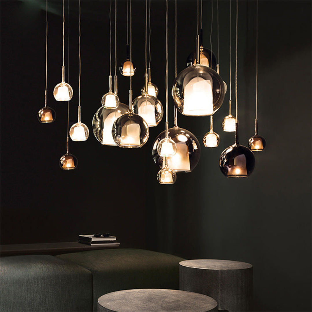 Elegant Glass Drop Pendant Light
