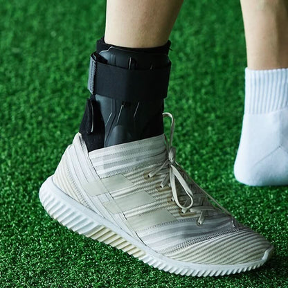 Comfortable Ankle Support with Dual Stabilizers and Grip