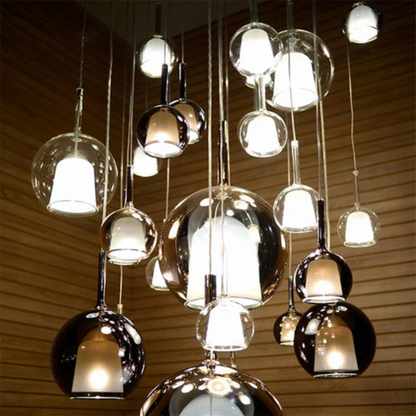 Elegant Glass Drop Pendant Light