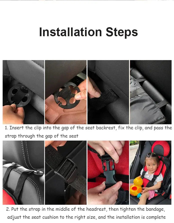 Compact Kids Travel Car Booster Seat