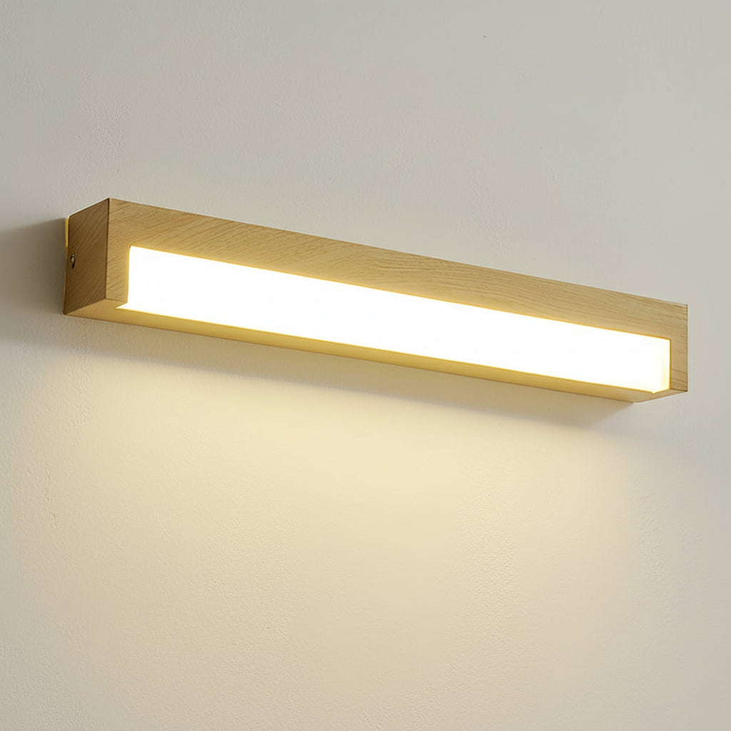 Contemporary Wooden LED Wall Light