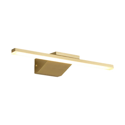 Modern Gold LED Bathroom Sconce Wall Light