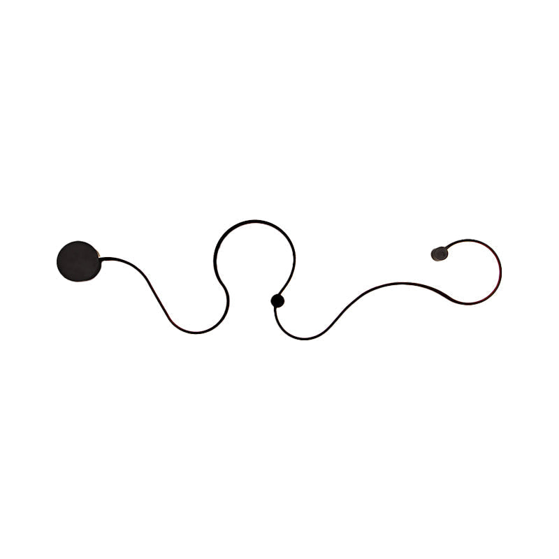 Simple Modern Black LED Wall Lamp - Cofik
