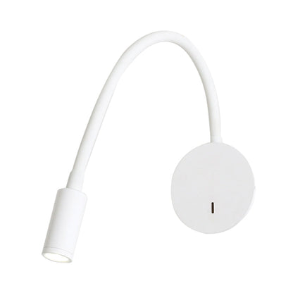 Flexible LED Reading Wall Sconce Lamp in Black and White