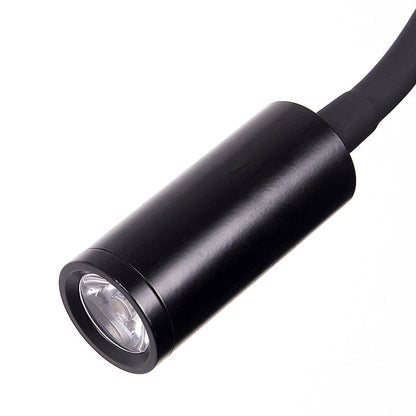 Flexible LED Reading Wall Sconce Lamp in Black and White
