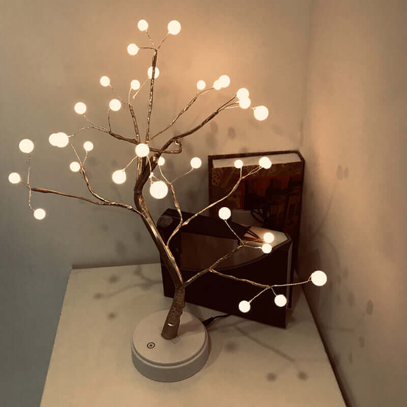 Warm Copper LED Desk Lamp Nightlight