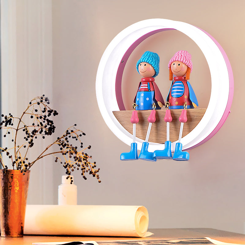 Fun Kids Room Wall Lamp with Colorful Sconce Light - Cofik