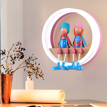 Fun Kids Room Wall Lamp with Colorful Sconce Light - Cofik
