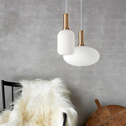 Classic Colorful Glass Pendant Light Fixture