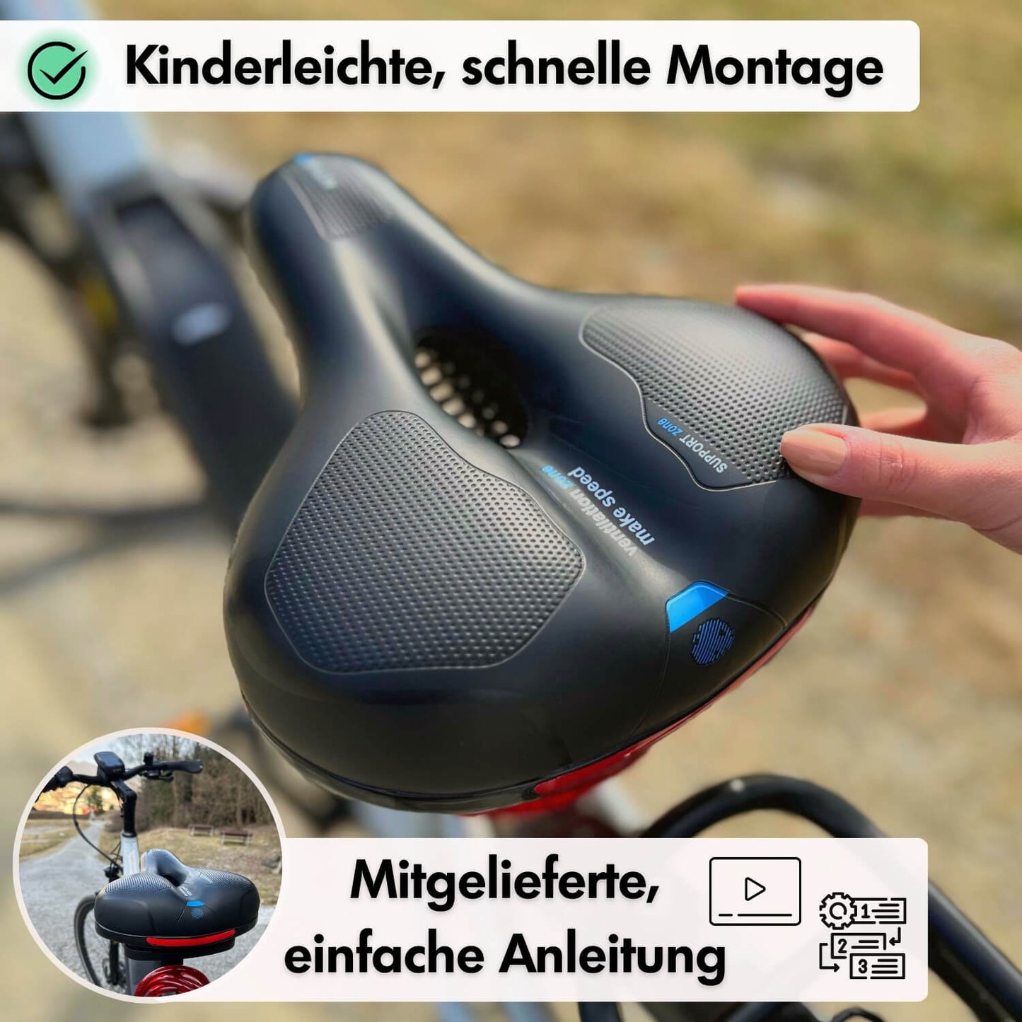Cofik | Ergonomic Gel Cycling Seat Cushion