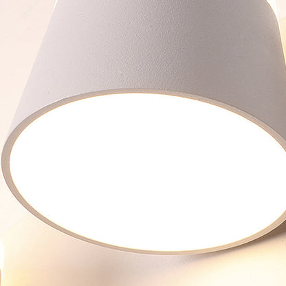 Compact Black Metal LED Wall Light Adjustable