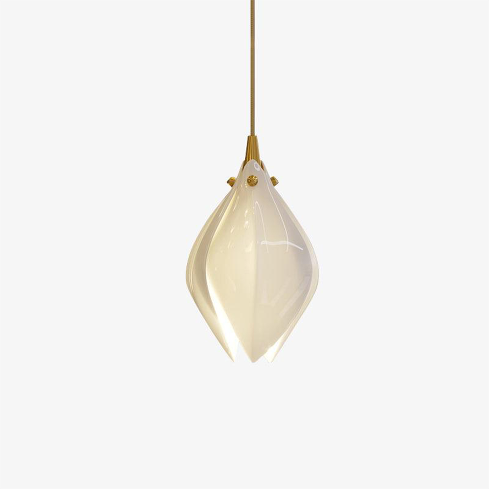 Unique Floral Drop Pendant Light