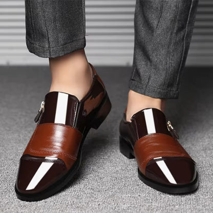 Sleek High Heel Ankle Shoes with Zipper Closure