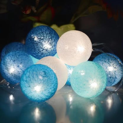Fluffy White Decorative String