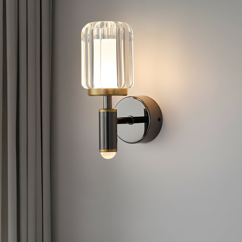 Contemporary Glass LED Wall Lamp