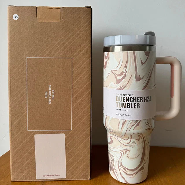 Insulated Thermal Mug - 1180ml with Spout Lid