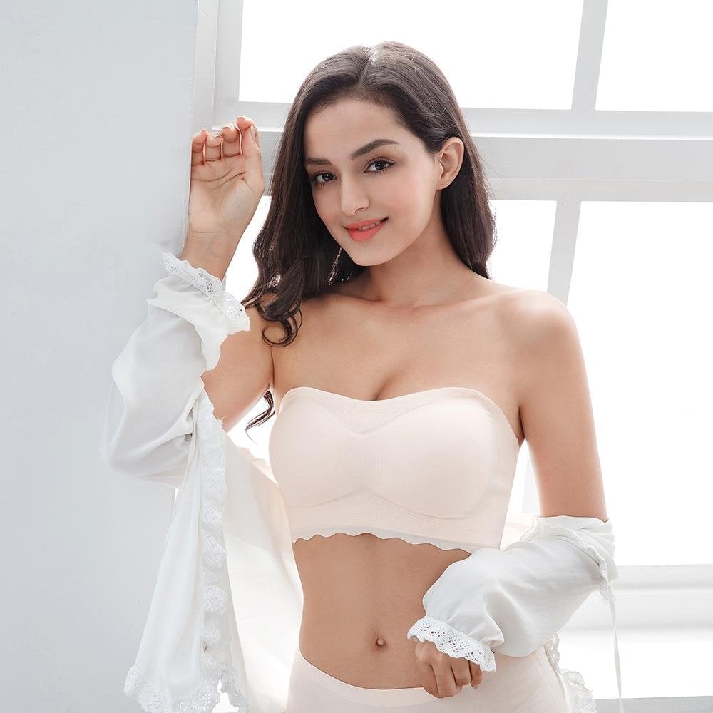 Plus Size Comfortable Strapless Boost Bra
