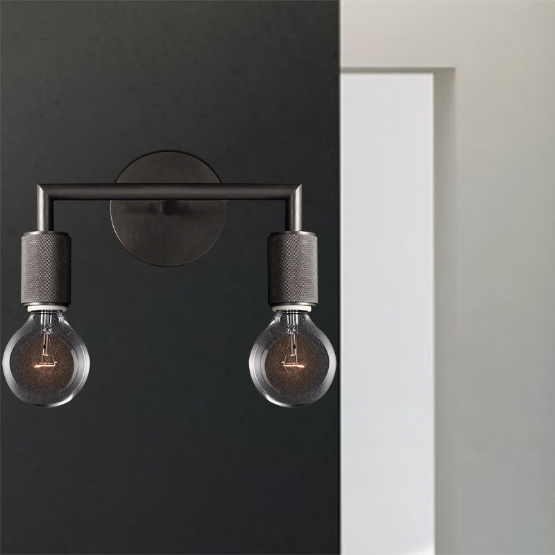 Classic Two Light Bronze Wall Sconce