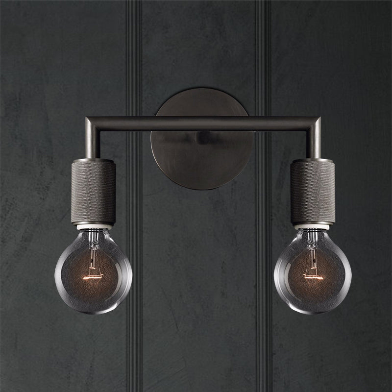 Classic Two Light Bronze Wall Sconce