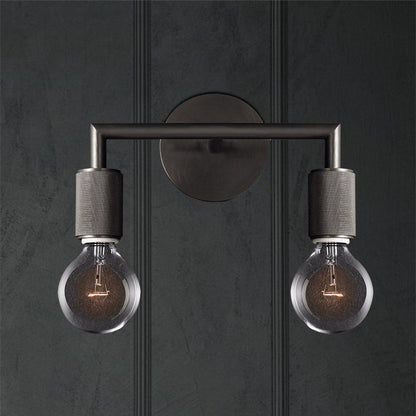 Classic Two Light Bronze Wall Sconce
