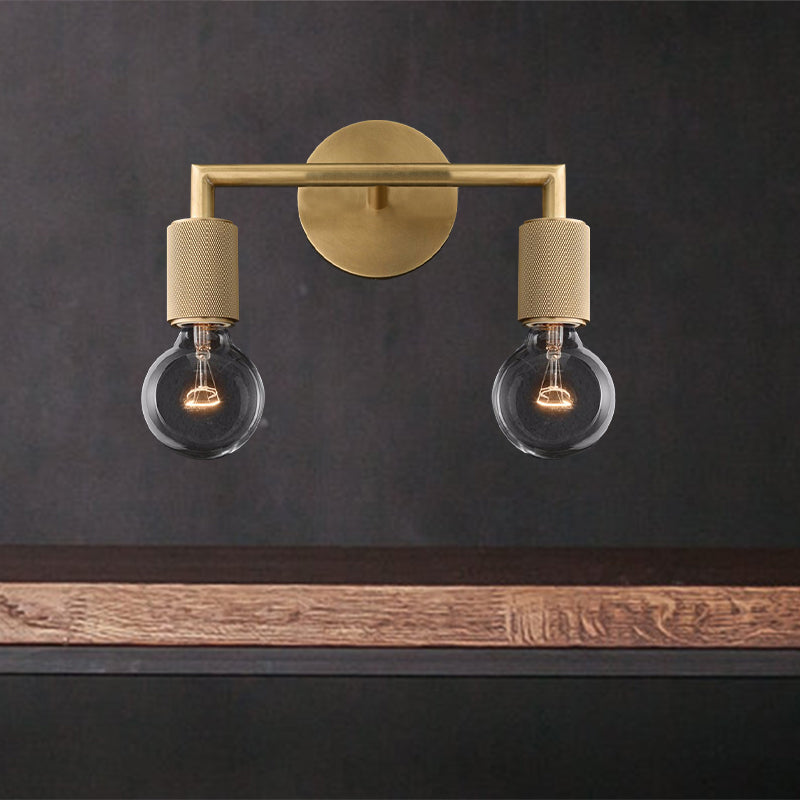 Classic Two Light Bronze Wall Sconce