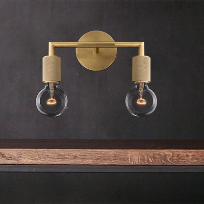 Classic Two Light Bronze Wall Sconce