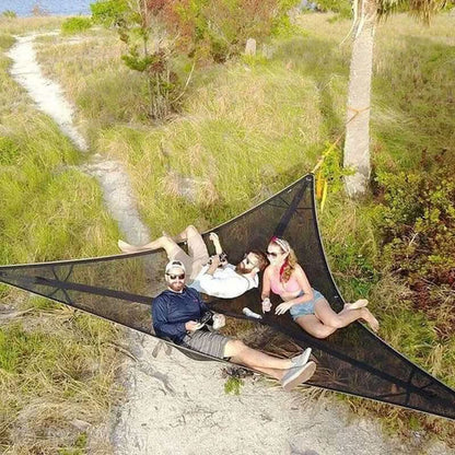 Large Family Camping Hammock with Strong 3-Point Suspension