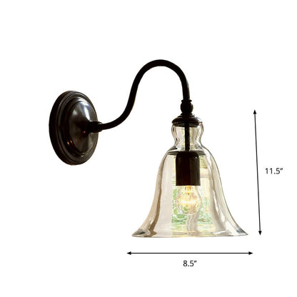 Classic Black Swing Arm Wall Lamp