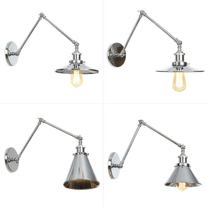 Modern Metal Swing Arm Wall Lamp