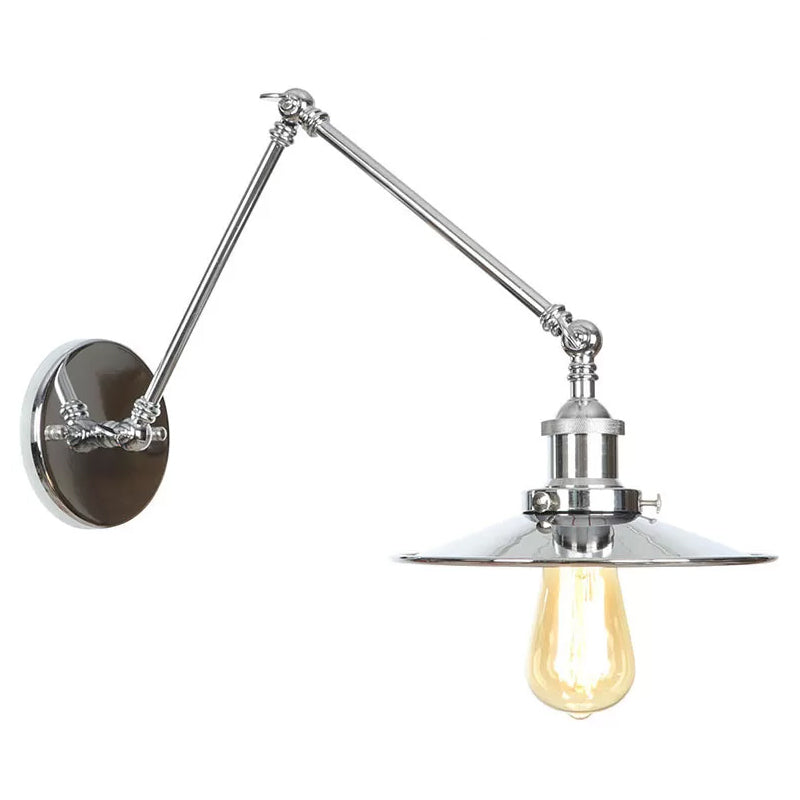 Modern Metal Swing Arm Wall Lamp