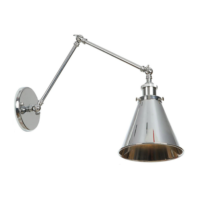Modern Metal Swing Arm Wall Lamp