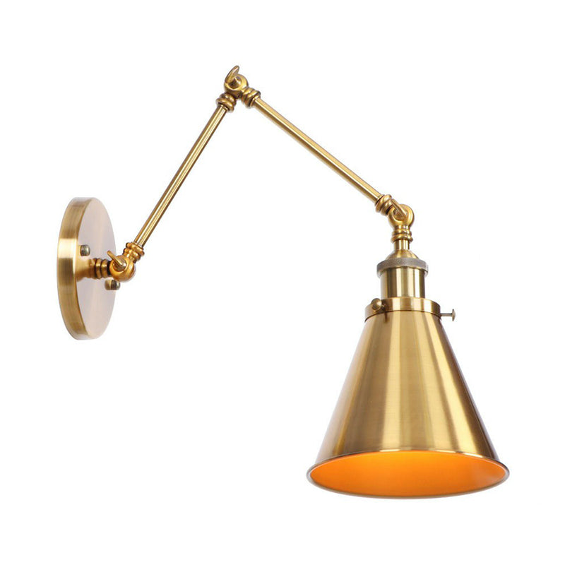 Vintage Metal Swing Arm Wall Lamp - Cofik