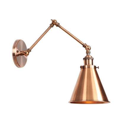 Metal Adjustable Wall Lamp Bronze Finish - Cofik