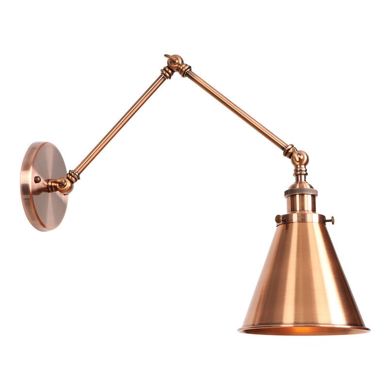 Metal Adjustable Wall Lamp Bronze Finish