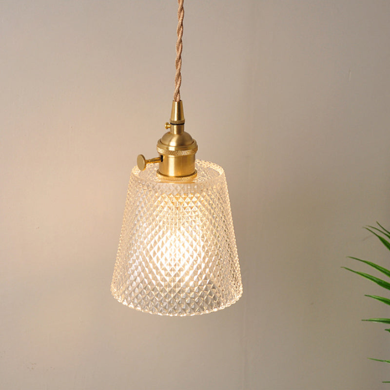 Classic Glass Tabletop Wall Light with Brass Finish - Cofik