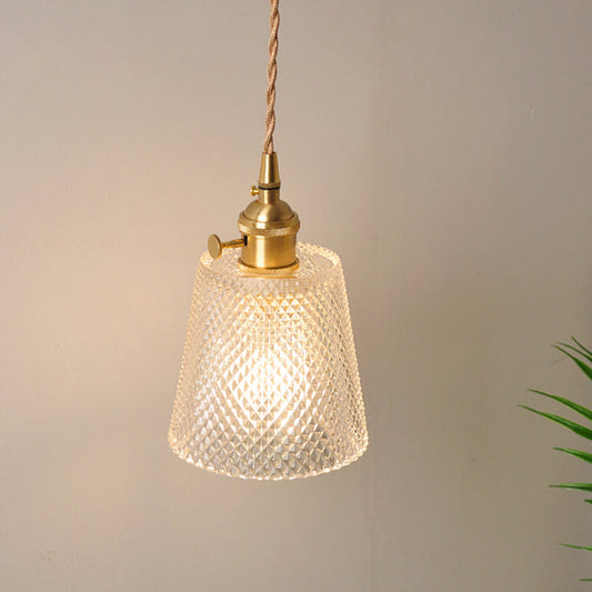 Classic Glass Tabletop Wall Light with Brass Finish - Cofik