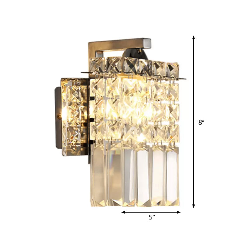 Glass Cube LED Wall Light
