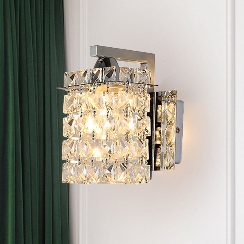 Glass Cube LED Wall Light