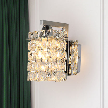 Glass Cube LED Wall Light