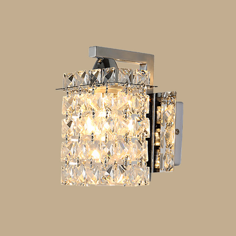 Glass Cube LED Wall Light