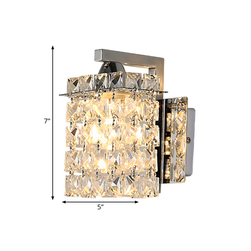 Glass Cube LED Wall Light