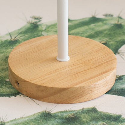 Rustic Wooden Wall Lamp for Kids Room with Bird Design