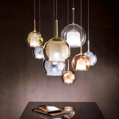 Elegant Glass Drop Pendant Light