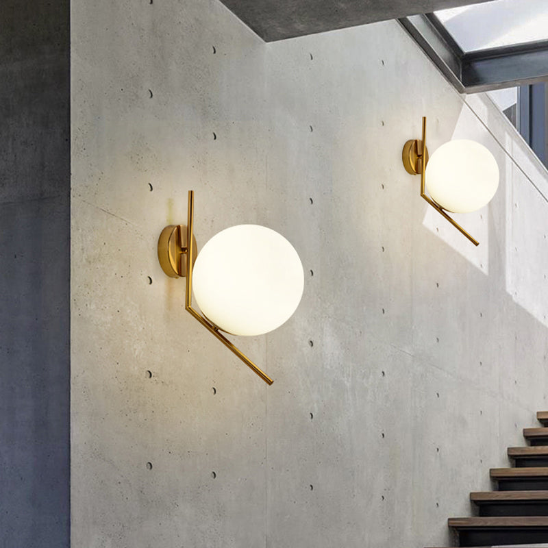 Small Glass Globe Wall Lamp - Cofik