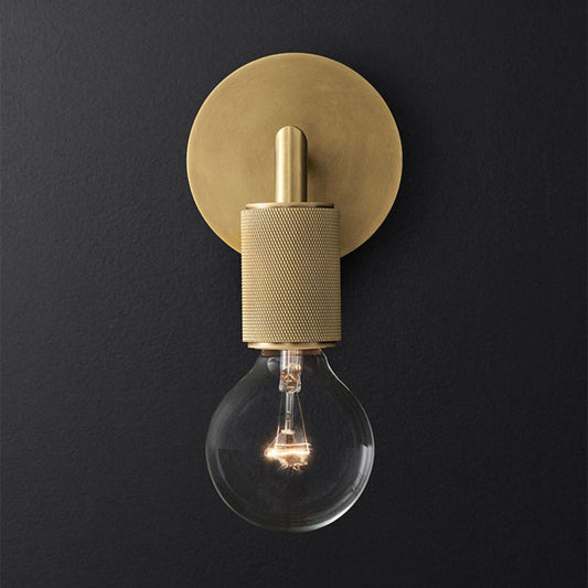 Vintage Metal Glass Wall Sconce Light - Cofik