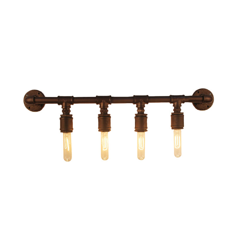 Modern Metal Pipe Wall Lamp 2/4/6 Lights